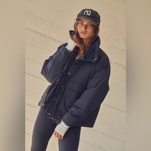 Free People Movement Phoebe Packable Puffer Jacket - XS, Black